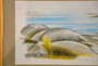 Contemporary Lithography Seacoast 'Fringe Of Skerries', By Olsen 1980