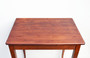 Antique Art Nouveau Style Solid-wood Side Table In Oak 1900s