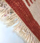 Large Vintage Swedish Flat Weave Röllakan Floral Rug 1960s Handmade, Wool, used
