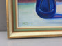 Vintage Oil On Canvas Still Life Flowers Painting, Signed By R.S. - I. Circa 1950s