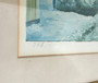 Vintage Lithography On Paper Winter Cityscape, By Artist in 1970's, Nr 368/410