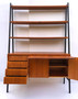 Details about  Vintage Mid-Century Walnut Shelf System By Karlit, Made In Sweden Circa 1960s