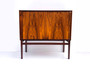 Vintage Danish Style Rosewood Dry Bar Cabinet, Circa 1960's, Branded