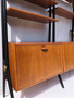 Vintage 8 Shelf 3 Cabinet Mid-Century Oak Shelf System, Made In Sweden, 1960s