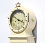 Antique Swedish Longcase Mora Clock White Cream 19th Century