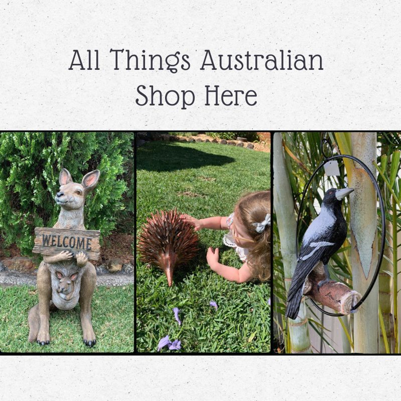 Australian themed garden & home decor