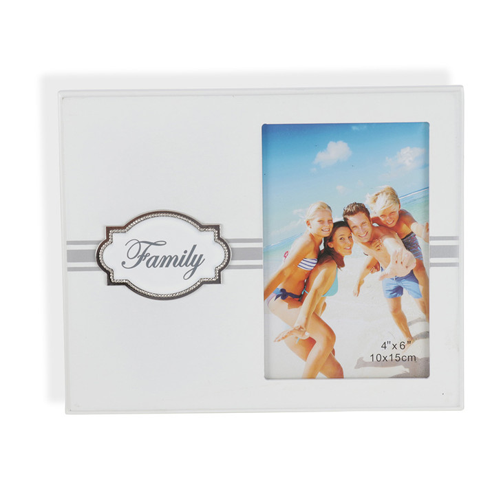 Family White Photo Frame