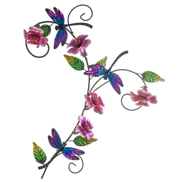 Dragonfly posy Metal Wall Art