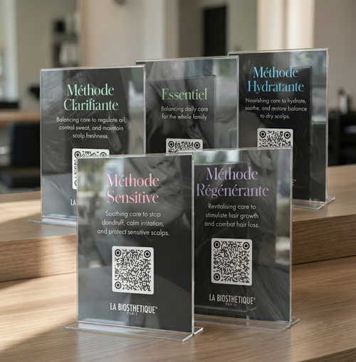 Frizz Control QR Code Shelf Talker