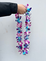 Lei Single Blue & Purple Mix