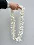 Lei Single White 