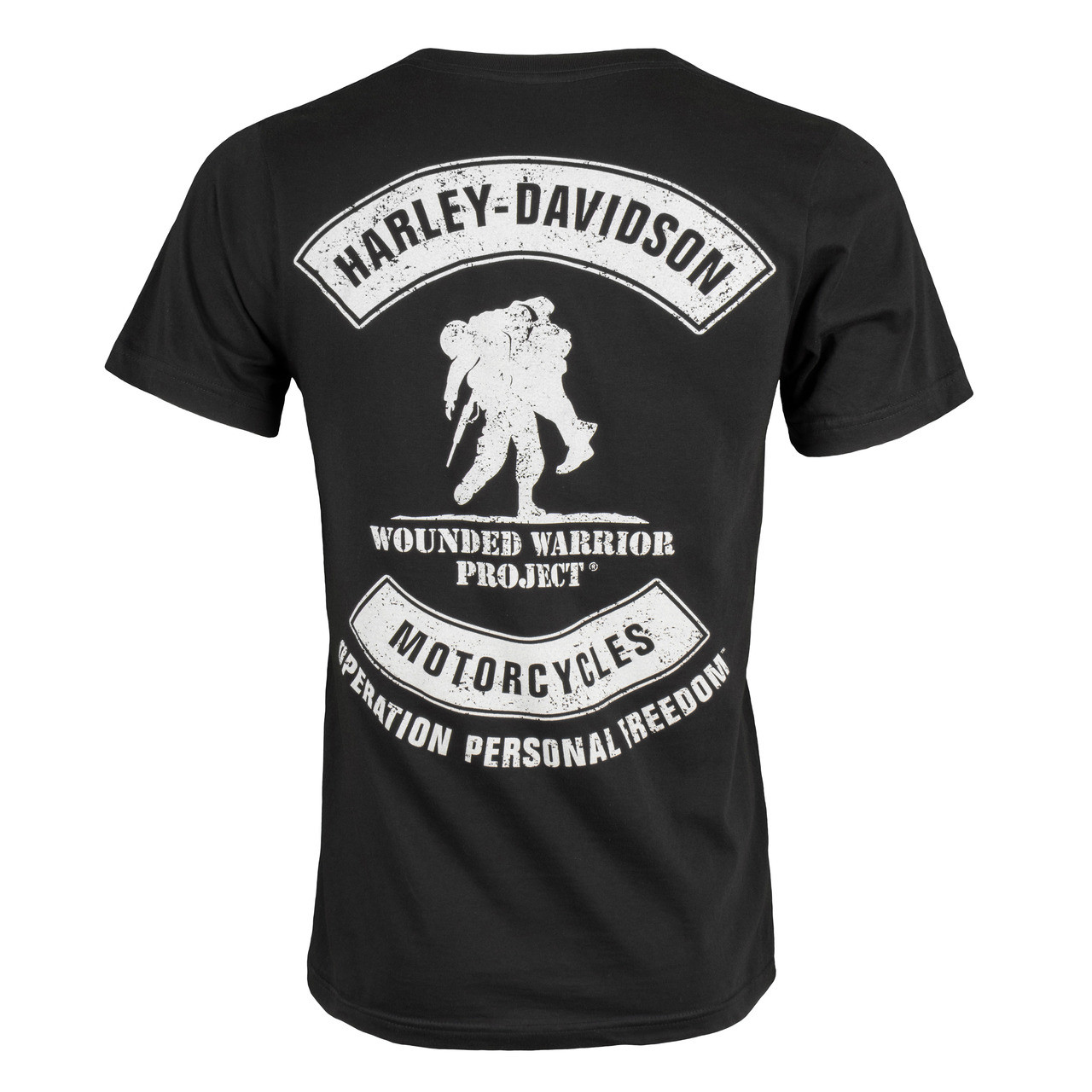 Harley-Davidson® Men's Wounded Warrior Project Black T-Shirt 96600-15VM -  Sturgis Harley-Davidson
