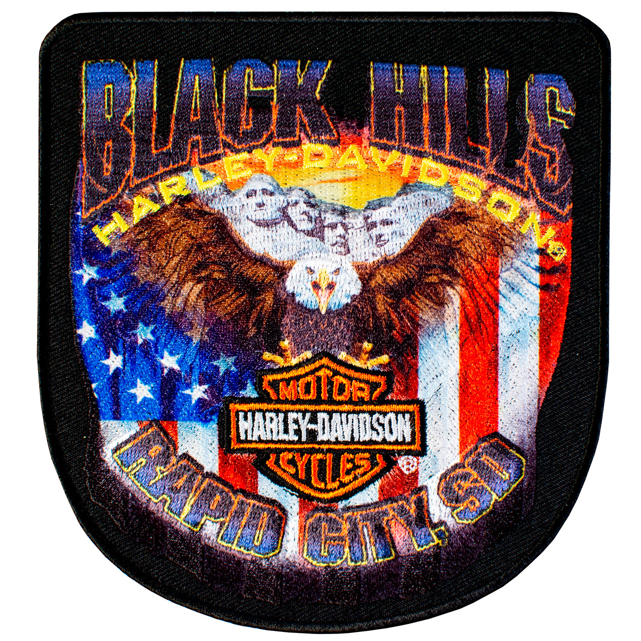Harley-Davidson® Patriotic Eagle Medium HARLEY Patch EM282993 