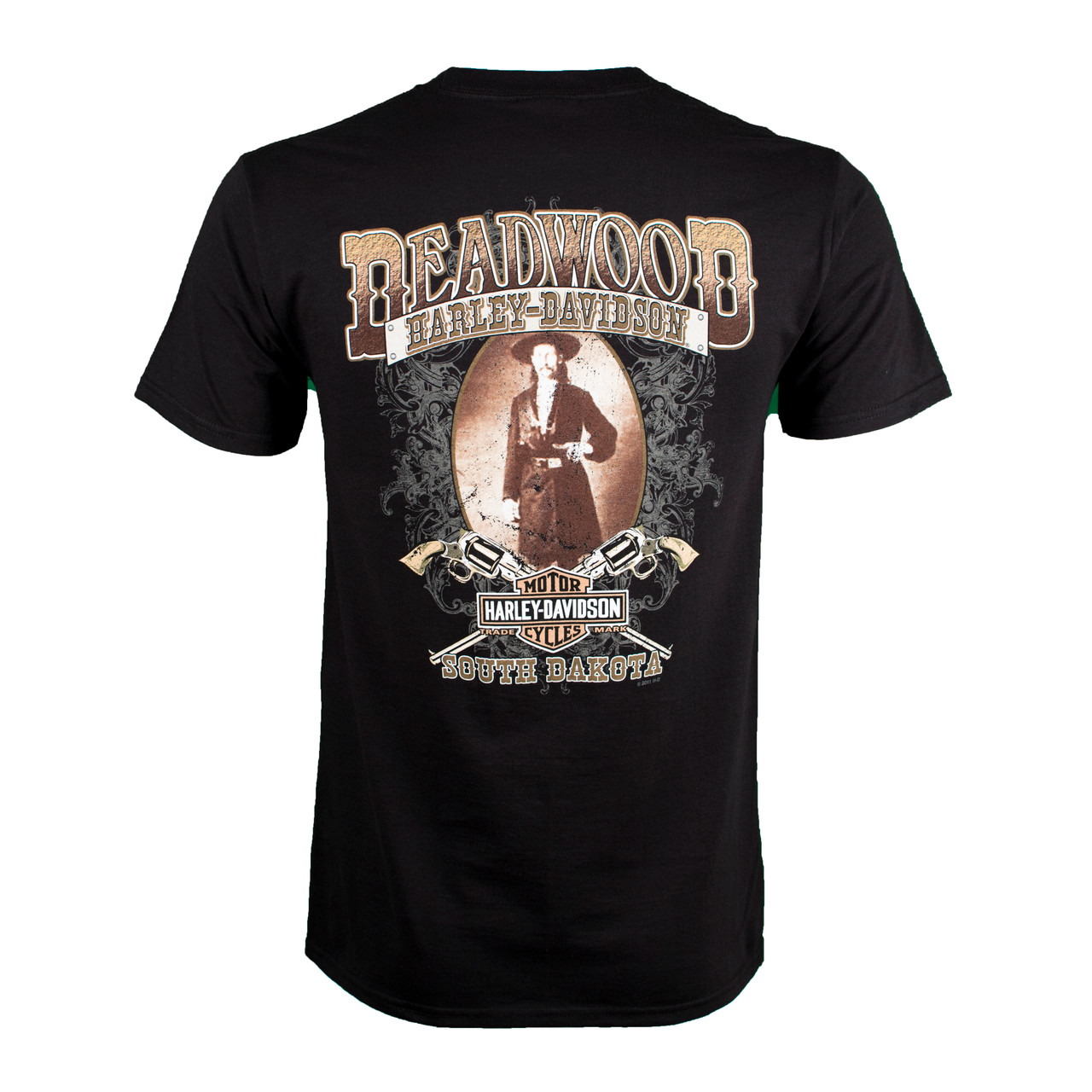 Deadwood Harley-Davidson® Men's Wild Bill Guns Short Sleeve