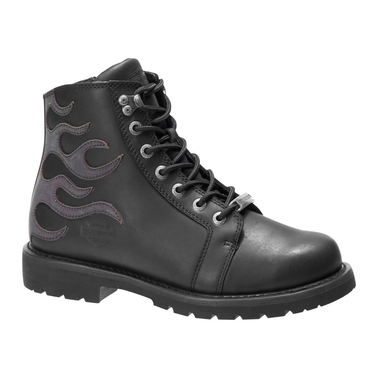 Men's Garston Black Leather Motorcycle 
