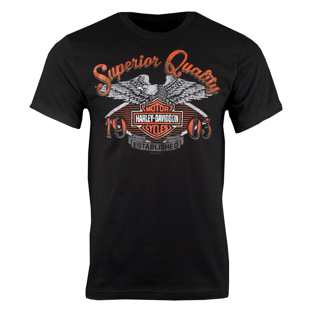 Sturgis Harley-Davidson® Men's Eagle Side Wing Black Short Sleeve T-Shirt