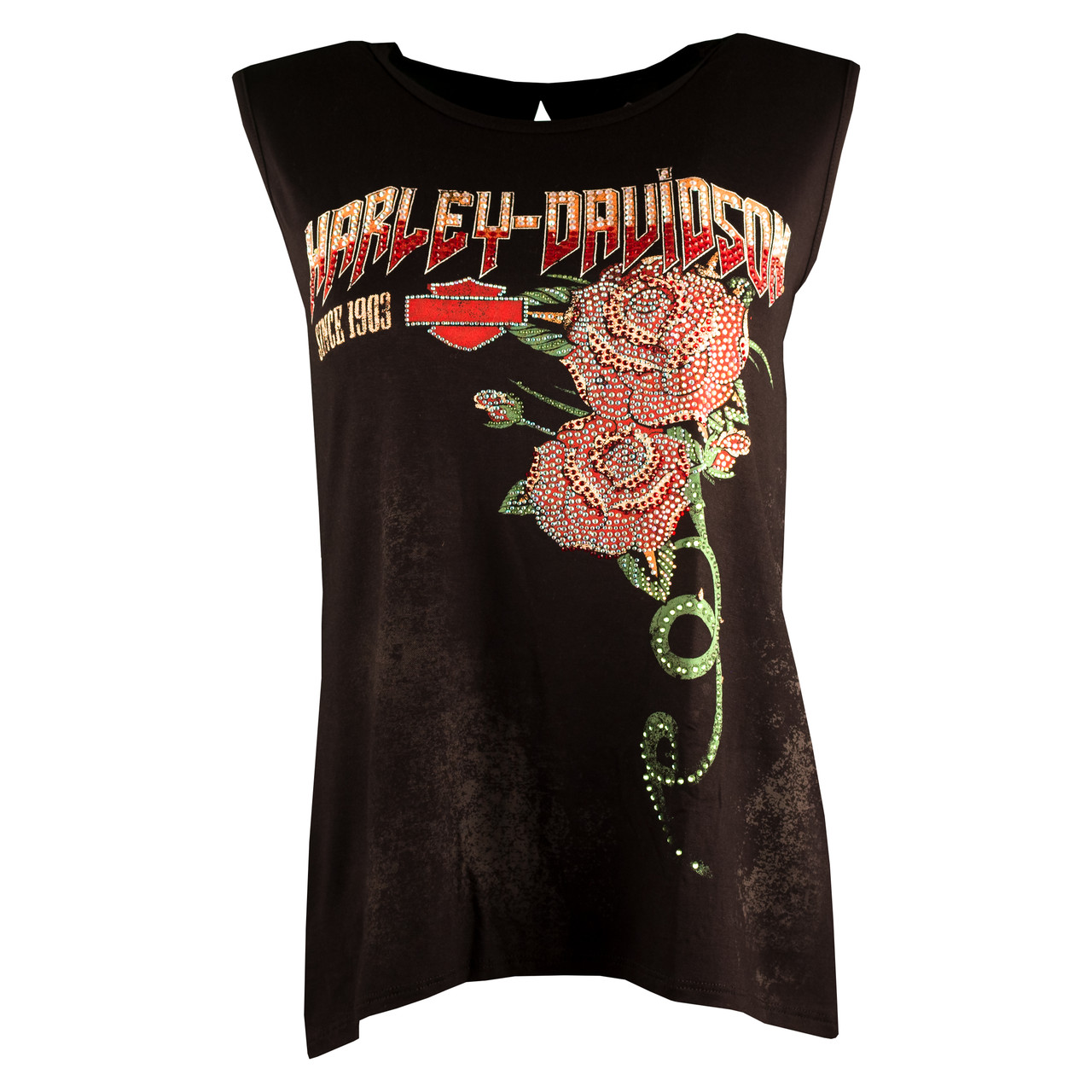 Wild Thorn Black Sleeveless T-Shirt 