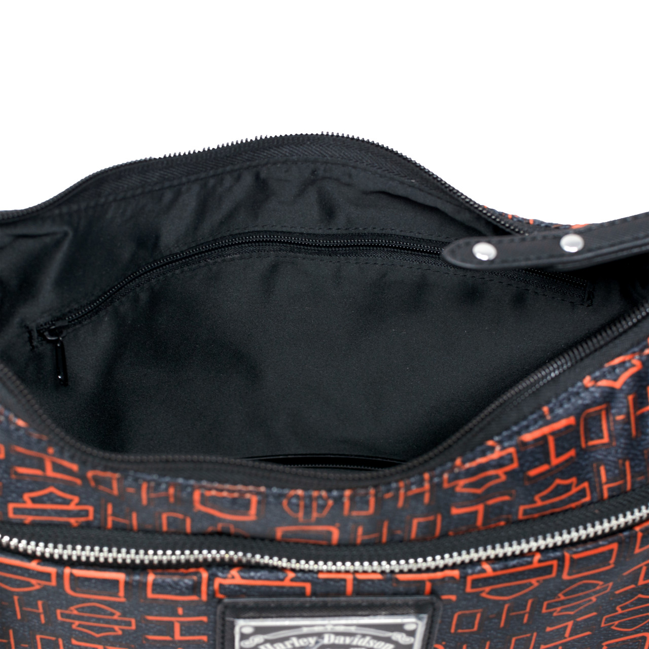 Harley-Davidson Women's Silky Shoulder Bag SN5156S-ORGBLK