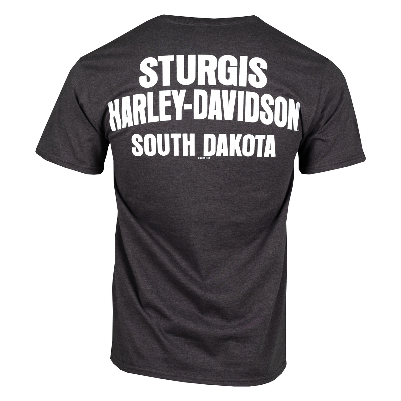 Sturgis Harley-Davidson® Men's Road Mc Charcoal Short Sleeve T