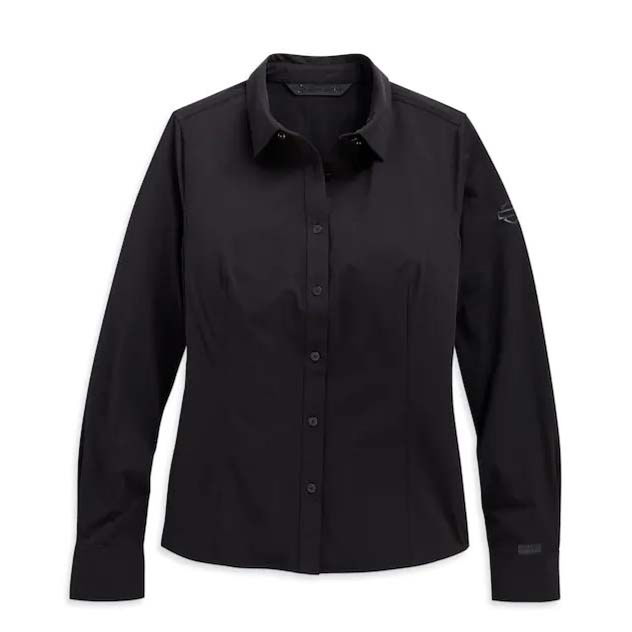 Harley-Davidson® Women's Four-Way Poplin Button-Up Shirt
