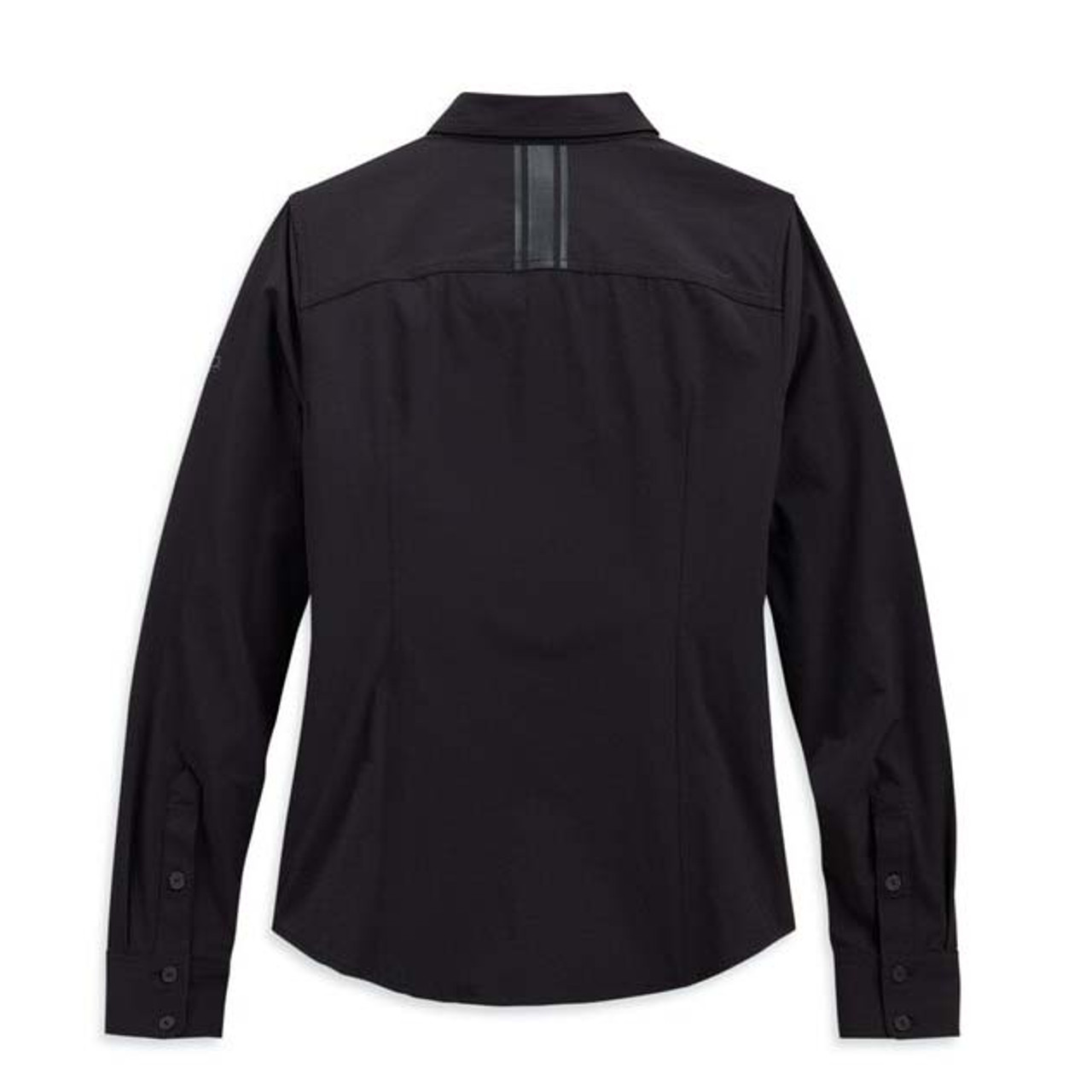 Harley-Davidson® Women's Four-Way Poplin Button-Up Shirt