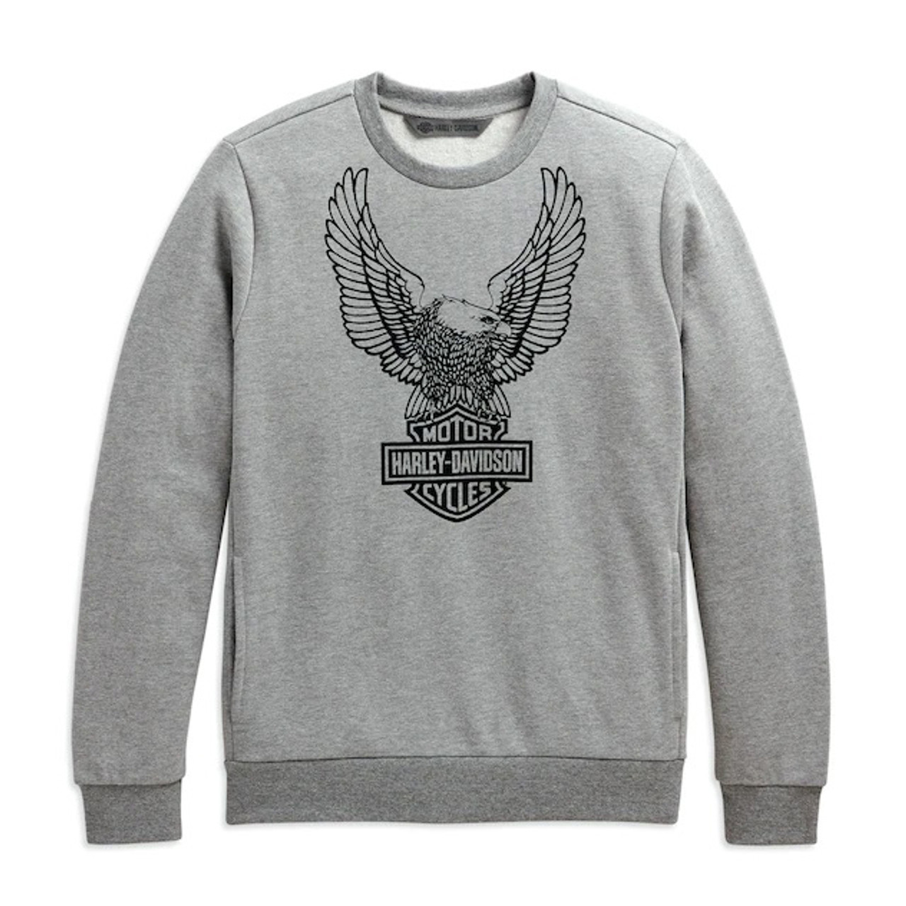 Sudadera Básica Hombre Harley-Davidson® Men Staple Sweatshirt - Gris  99049-22VM