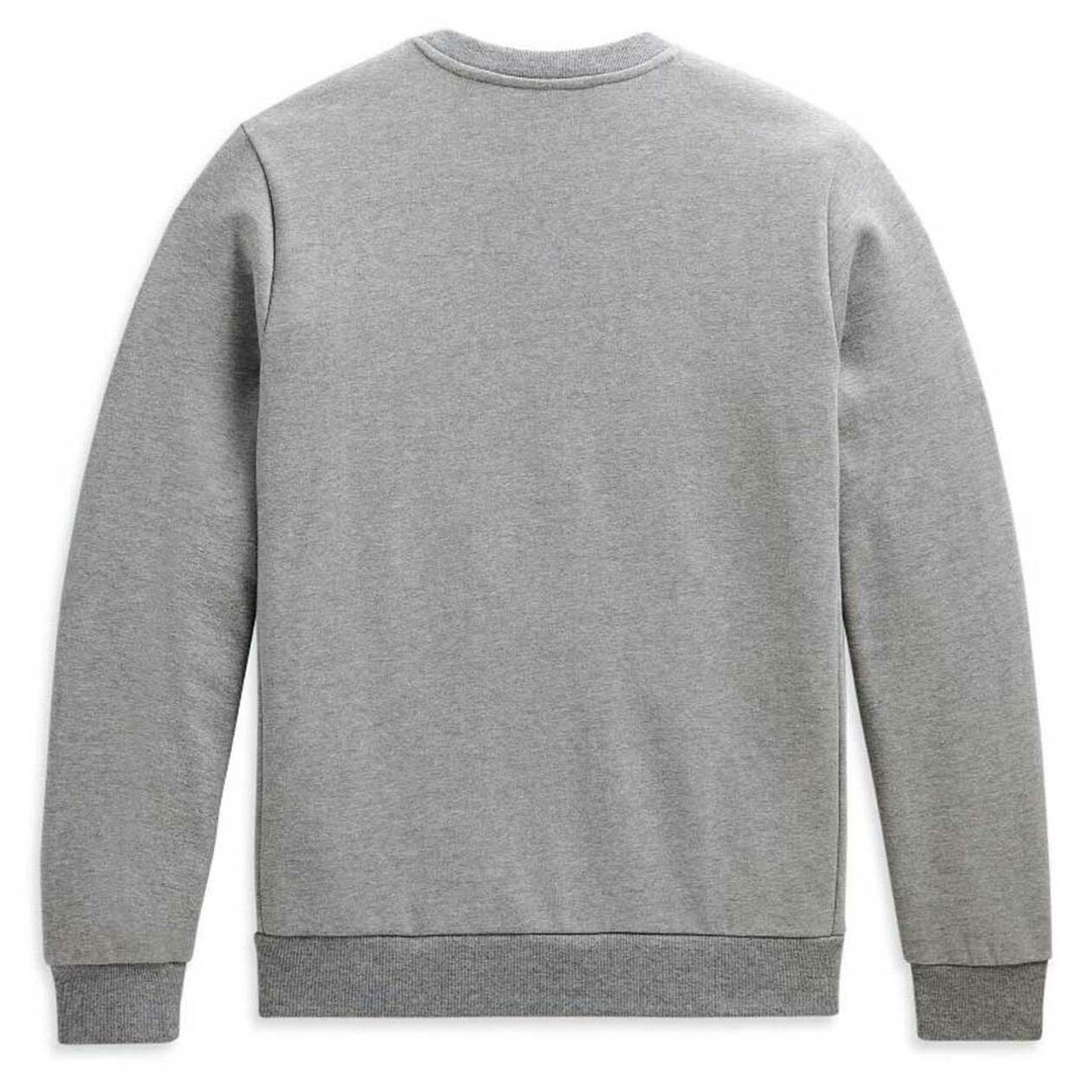 Harley-Davidson® Men's Circle Skull Grey Slim Fit Crewneck