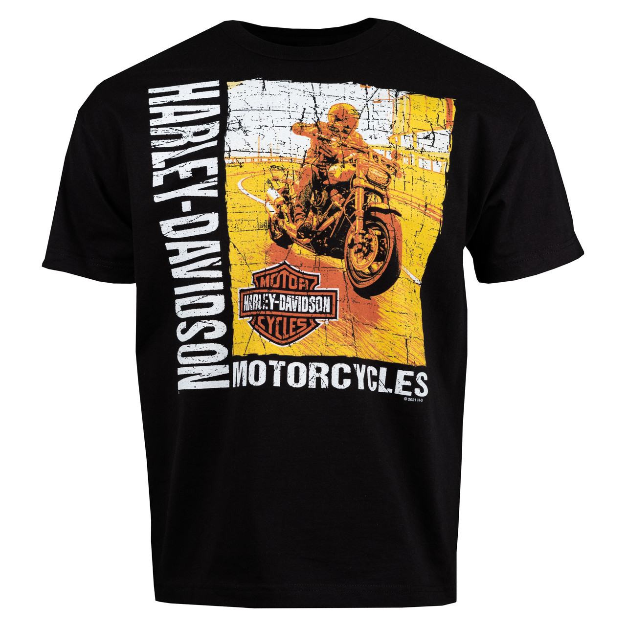 Sturgis Harley-Davidson® Men's Square HD Black Short Sleeve