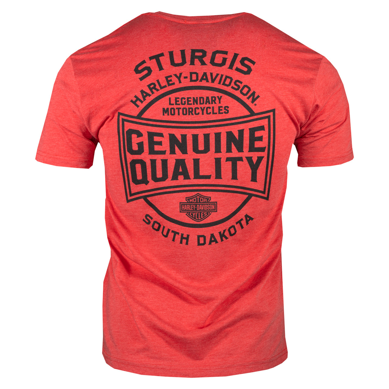 トップス Harley-Davidson t-shirt big logo red Sturgis Harley-Davidson® Women's Labeled Red Short Sleeve T