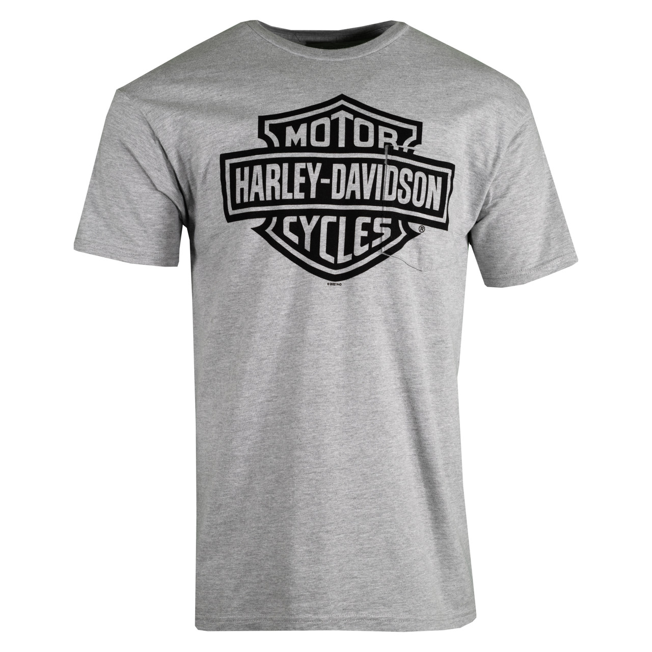 Sturgis Harley-Davidson® Men's Bar & Shield Heather Grey Pocket Short  Sleeve T-Shirt