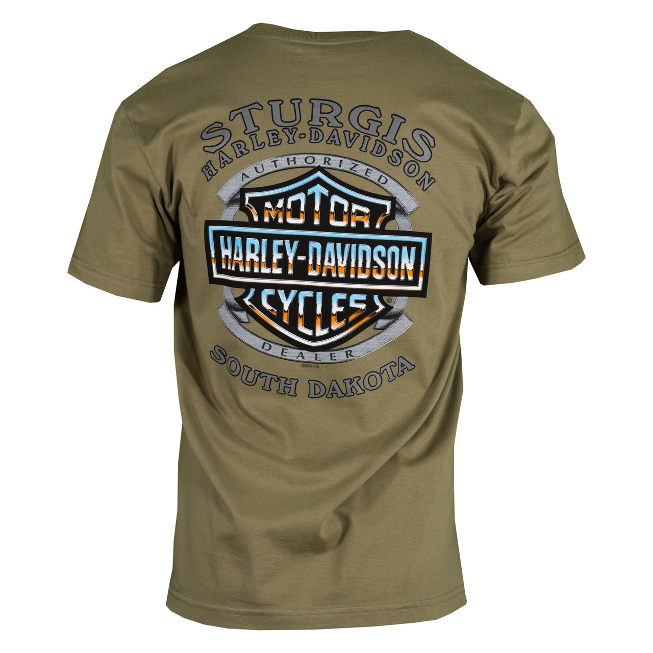 Settlers Opstå hoppe Sturgis Harley-Davidson® Men's Military Motorcycle Fatigue Green T-Shirt -  Sturgis Harley-Davidson