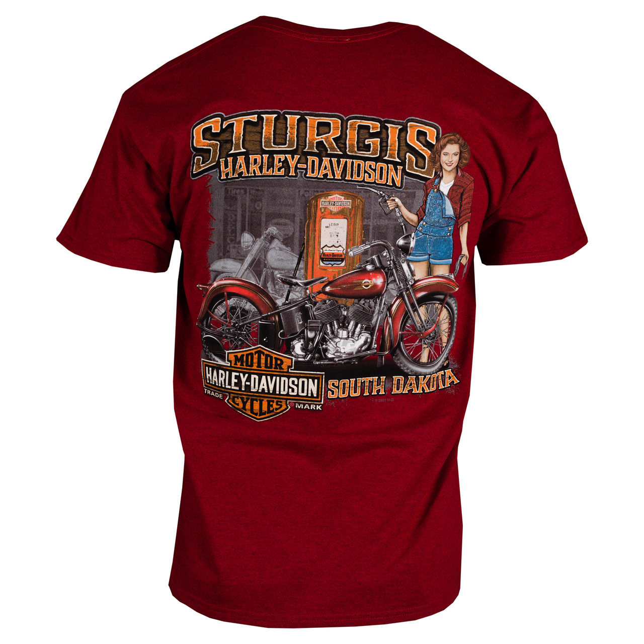 Harley-Davidson Sturgis 96 Tシャツ XXL Sturgis Harley-Davidson® Men's Sturgis Pin Up Short Sleeve T