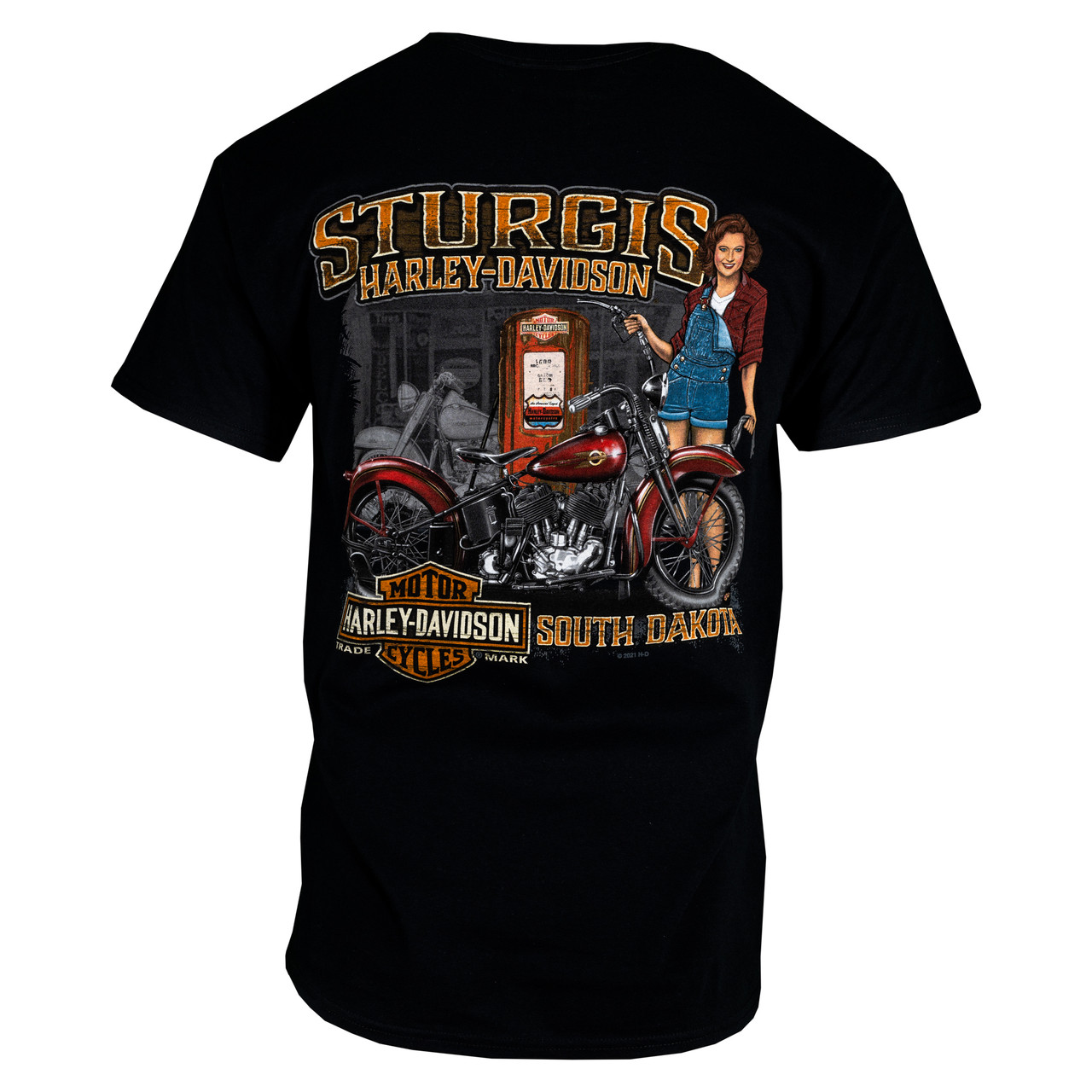 Harley-Davidson Sturgis 96 Tシャツ XXL M - Harley Davidson 1996 Sturgis – Heavy Metal Recycle