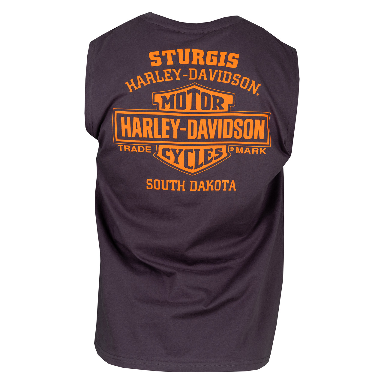 【Harley Davidson】メンズ FREE SPIRIT ノースリーブ Tシャツ Sturgis Harley-Davidson® Men's Free Spirit Charcoal Grey
