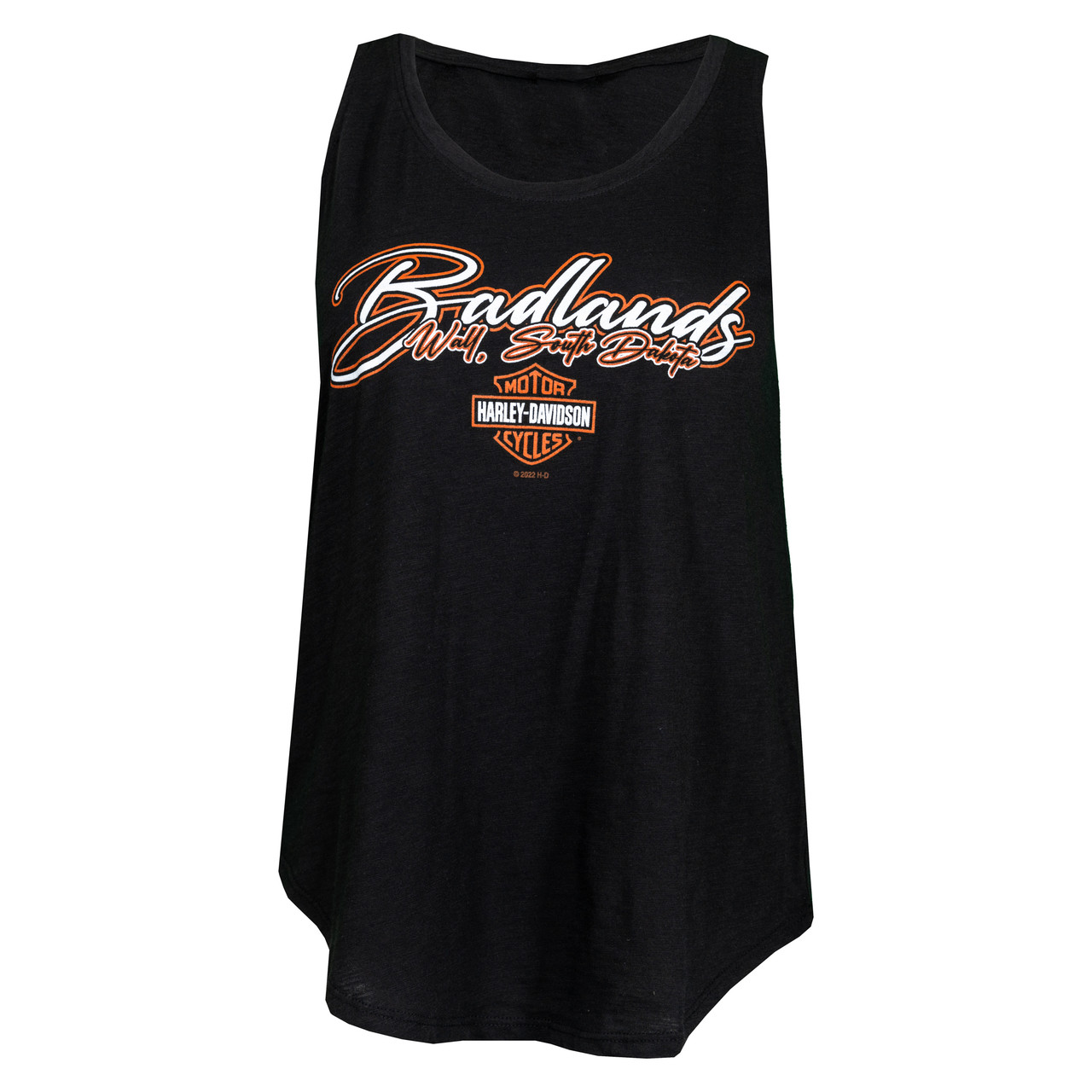 Badlands Harley-Davidson® Women's Ladies Ride Black Tank Top