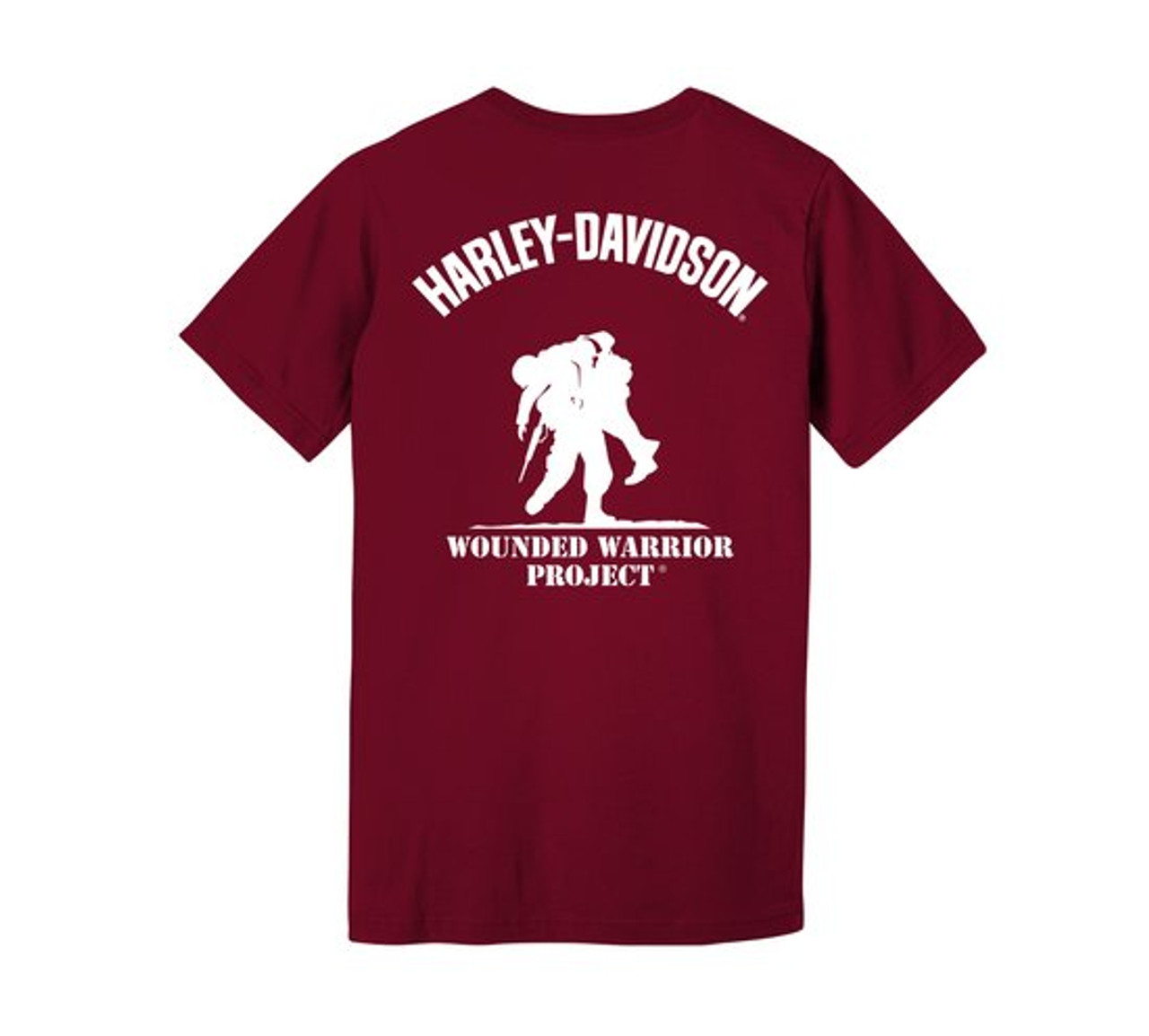 Harley-Davidson® Men's Wounded Warrior Project Freedom T-Shirt Red 