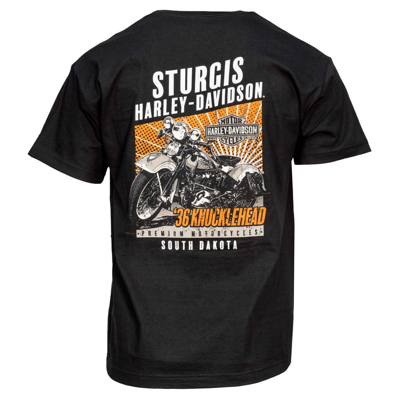 ★Harley Davidson★ Bike Trio Short Sleeve T-Shirt Black HH1 Harley Davidson Men's Earned Short Sleeve T-Shirt Black