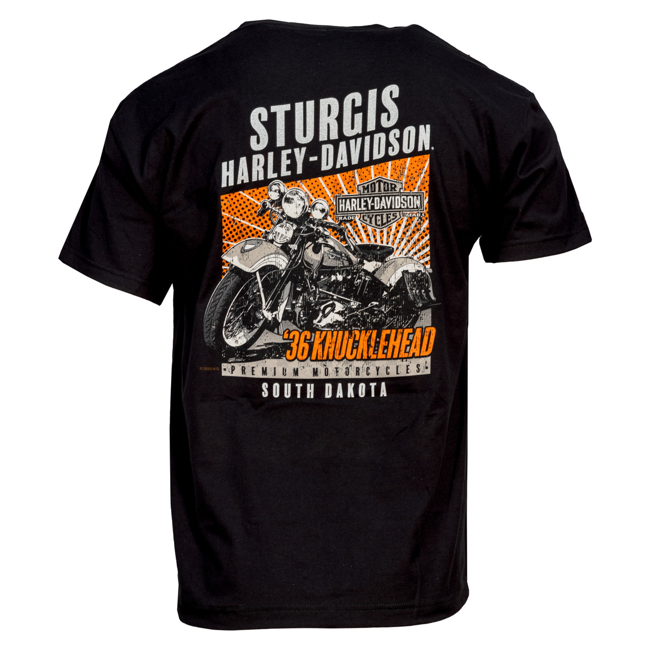 Sturgis Harley-Davidson® Men's Spark Head Black Short Sleeve T-Shirt