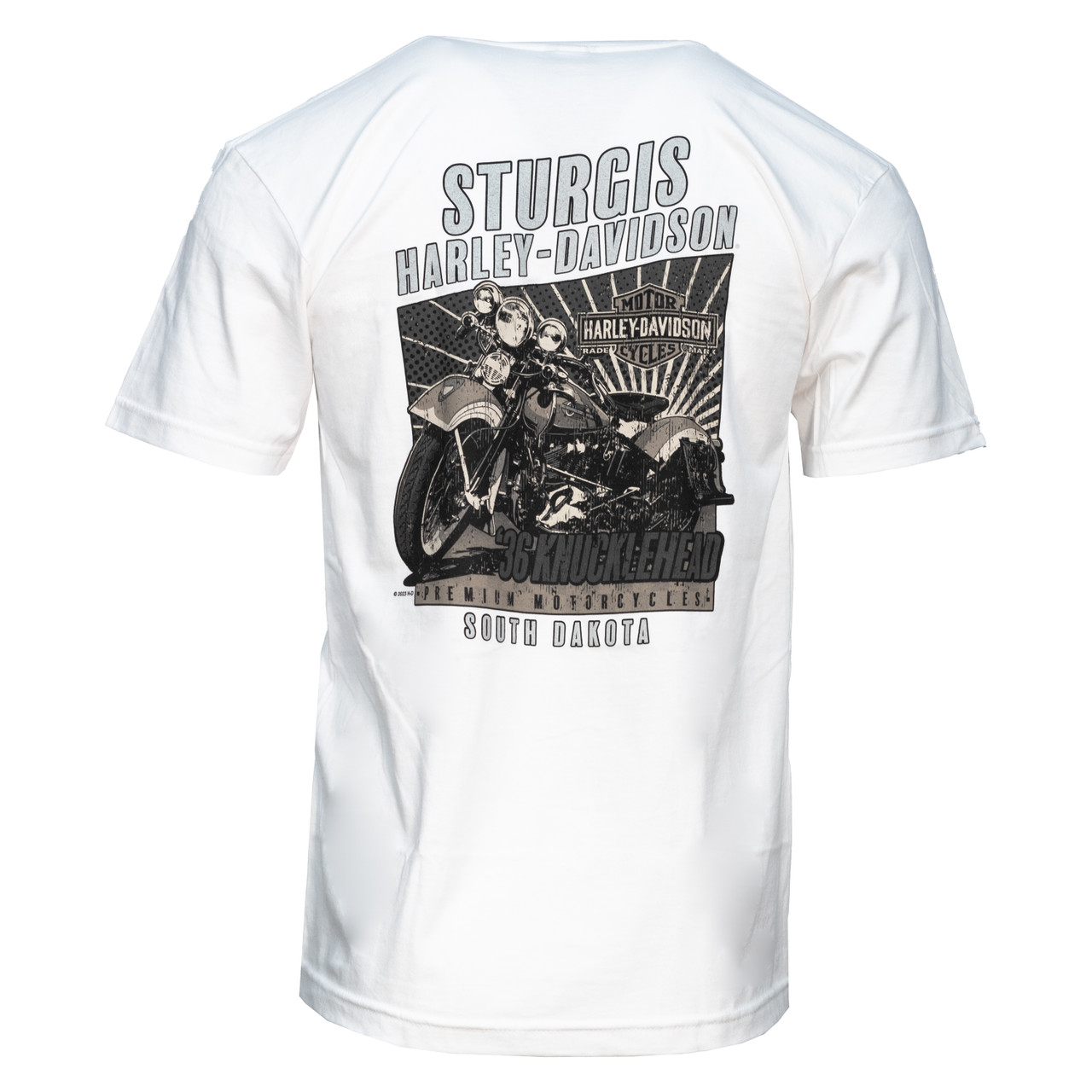 ◆Harley Davidson◆ Heart Harley Short Sleeve T-shirt White Harley-Davidson® Men's Equip #1 H-D Short Sleeve Crew-Neck T