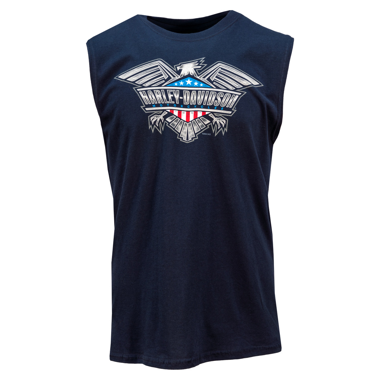 Sturgis Harley-Davidson® Men's Graphic Bird Navy Sleeveless