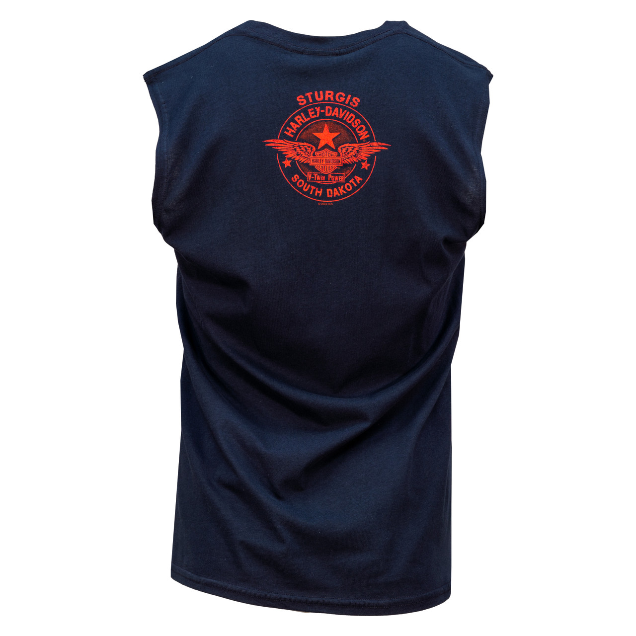 Sturgis Harley-Davidson® Men's Graphic Bird Navy Sleeveless T
