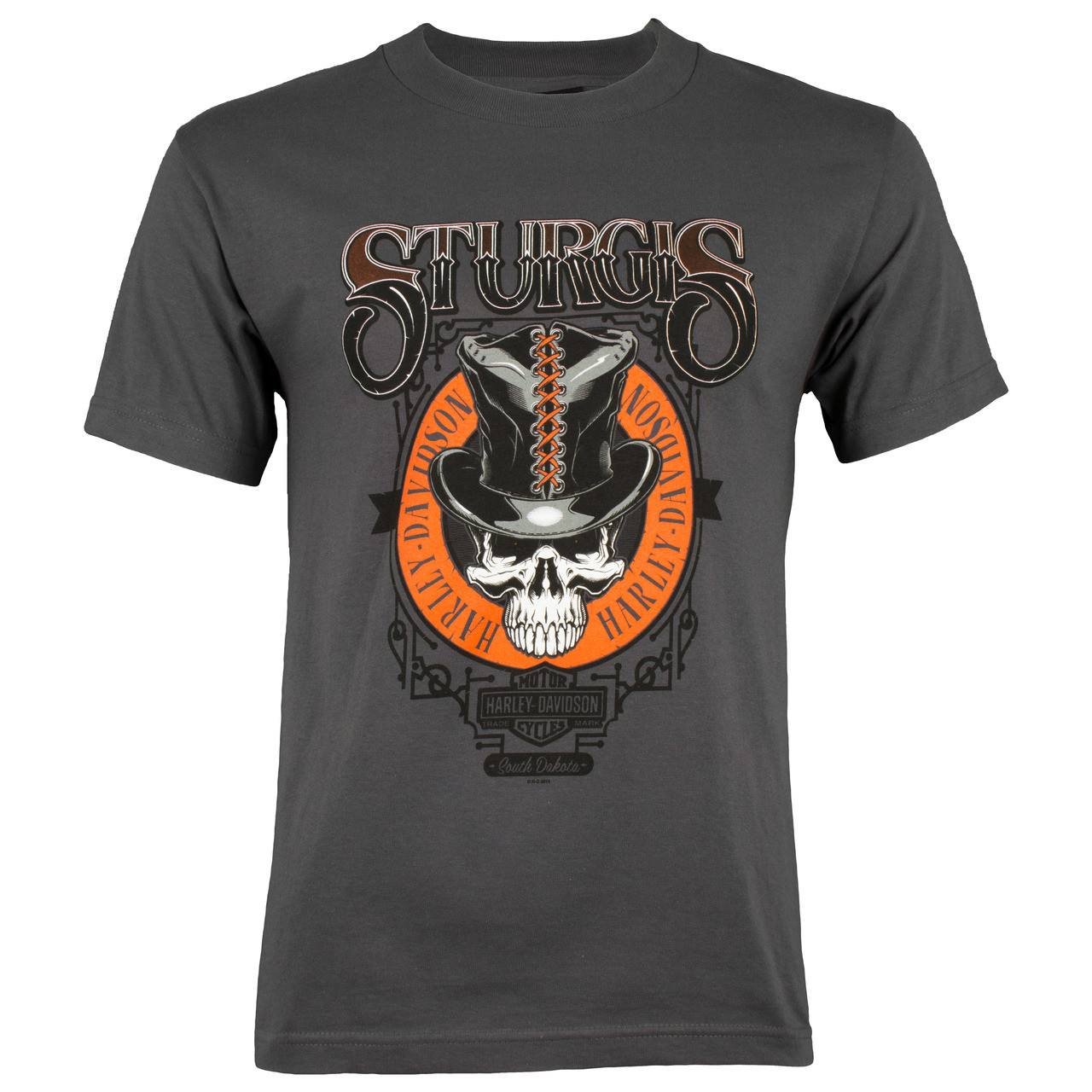 Sturgis Harley-Davidson® Men's Skull Hat Charcoal Short
