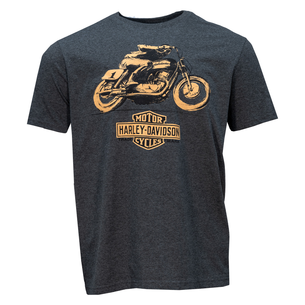 【KOOLOSET】Harley Sturgis Dying Tee Sturgis Harley-Davidson® Men's Heritage Racer Charcoal Grey