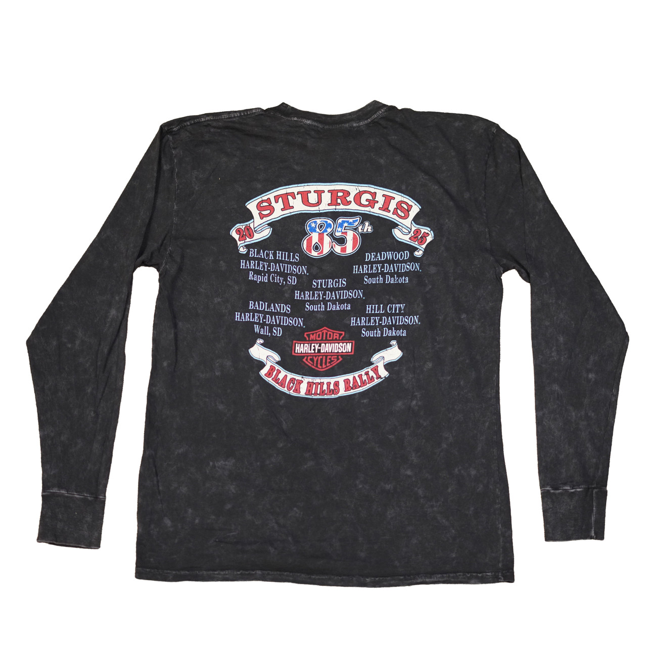 【KOOLOSET】Harley Sturgis Dying Tee Deadwood Harley-Davidson® Men's Old Hat Short Sleeve T-Shirt