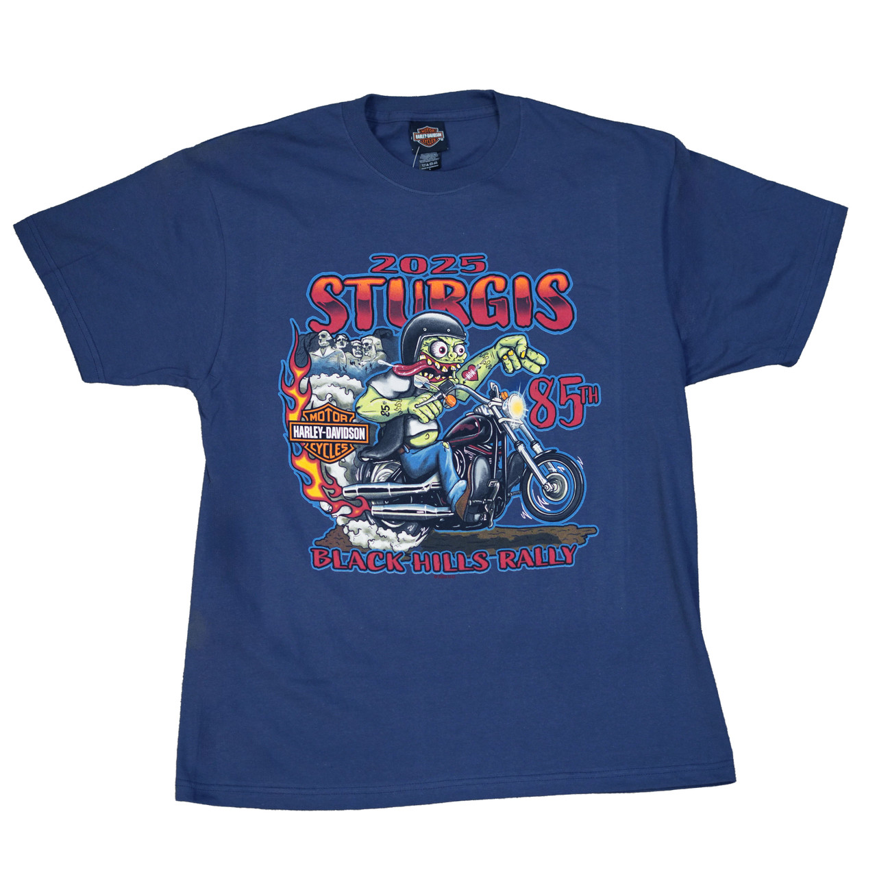 ★HARLEY-DAVIDSON COLLECTIONS★RACING FLAG PIGMENT TEE ☆HARLEY-DAVIDSON COLLECTIONS☆RACING FLAG PIGMENT TEE Men's