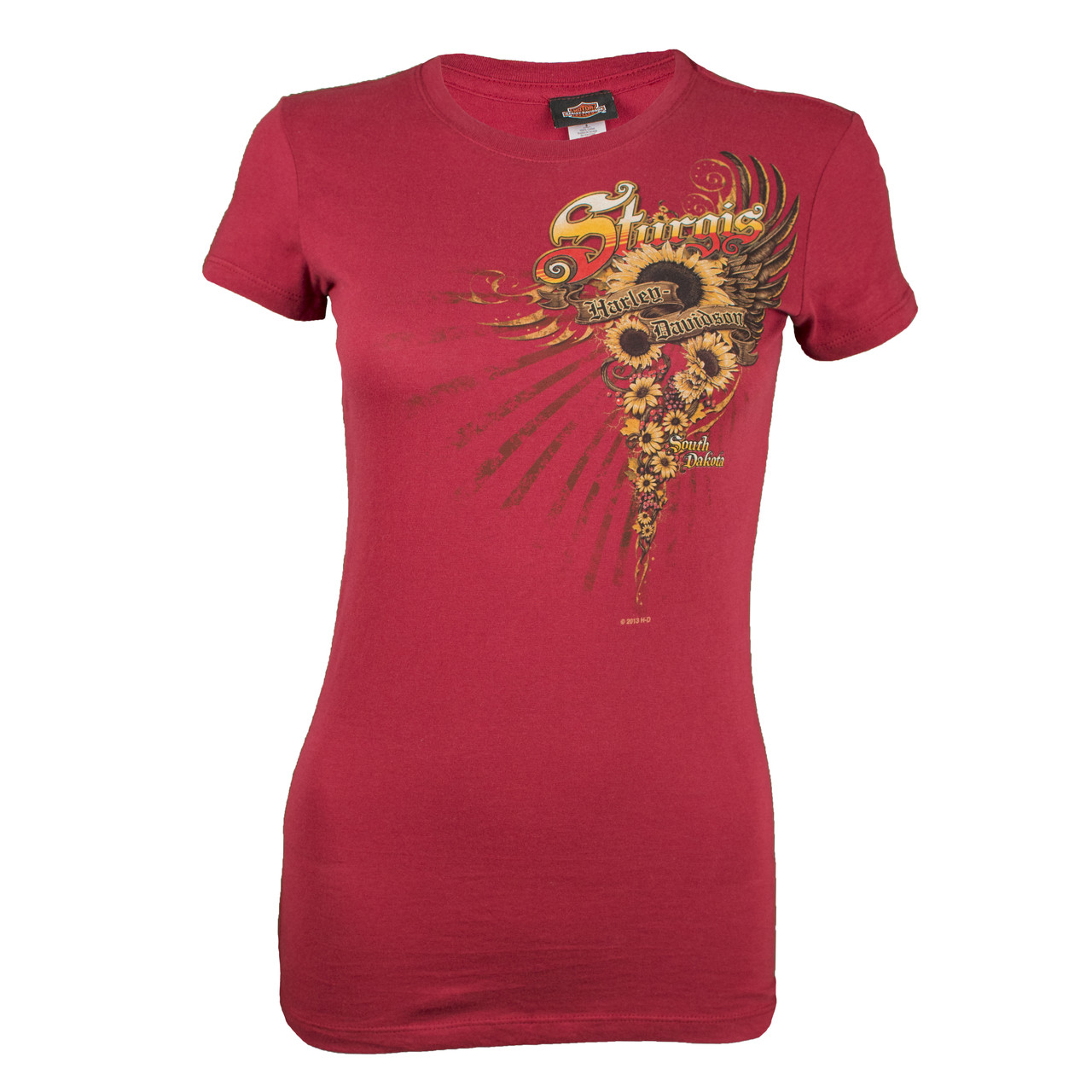 red sunflower shirt