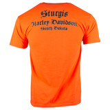 Sturgis Harley-Davidson® Men's Civil Shape Safety Orange Pocket Short Sleeve T-Shirt