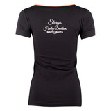 Sturgis Harley-Davidson® Women's Diamond Name Black Short Sleeve T-Shirt