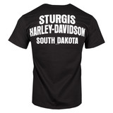 Sturgis Harley-Davidson® Men's Motorcycle Night Black Short Sleeve T-Shirt