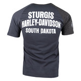 Sturgis Harley-Davidson® Men's Name Block Navy Short Sleeve T-Shirt